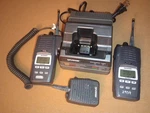 2) Harris P5400 Radio Model: MAEX-C81XX Digital Portable Locked/untested. Fixed Price $181.35.