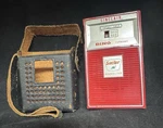 Vintage Sinclair Dino Supreme Transistor Radio With Case Wants Work. Fixed Price $24.95.