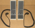 Lot Of Two Motorola Spectra Base Station Microphone HMN1050A, HMN1050C, HMN1050D. Fixed Price $45.00.