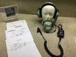 David Clark H7020 P/n 12521G-01 Headset Noise Shielded Used With C7053. Fixed Price $202.99.