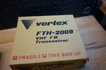 (o) Vertex FTH-2009 Vhf Fm Transceiver Handheld Radio W/ Box Battery Eu Charger. Fixed Price $64.99.