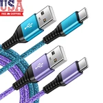 Charger Cord Fast Charging Usb Type Android Cables 6FT 2PACK. Fixed Price $13.34.