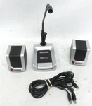 Motorola Solutions Avtec Dispatch Microphone Set * Working,, No Windscreen. Fixed Price $115.00.
