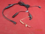 Kenwood KHS-9BL Vhf Radio Three-wire Lapel Mic Earpiece And Ptt 3.5 Mm C37. Fixed Price $44.44.