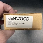 Kenwood Protalk KEP-2 2.5MM Earphone Coil Cord Kit. Fixed Price $20.00.
