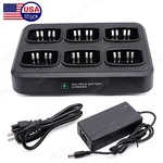 New Six-way Charger For Motorola XPR7350 XPR7550 XPR6550 XPR6350 XPR3300 XPR3500. Fixed Price $93.90.