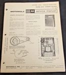 Motorola Vintage Service Manual For Model X 56. Fixed Price $7.99.