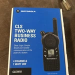 Motorola CLS1410 Channel Uhf Watt Business Two-way Radio. Fixed Price $117.00.