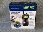 West Marine Vhf 160 Floating Submersible 2-WAY Radio With Charger Tested. Fixed Price $64.95.