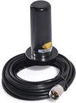 Dual Band Vhf Uhf Ham Mobile Radio Antenna PL259 Connector With Magnetic Base Ex. Fixed Price $41.99.
