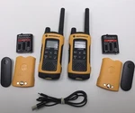 Motorola T402 Talkabout Set Radios W/charger Flashlight Weatherproof Yellow. Fixed Price $59.95.
