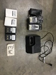 Lot Of Motorola NRN4596DR, NTN8035B, 4734A, Holsters, Batt. & Charger. Fixed Price $80.00.