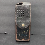 Vintage Motorola Black Leather Radio Holster Duty Belt Case - NLN8018B. Fixed Price $29.99.