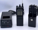 Standard HX585T (aa) Uhf Fm Handheld Transceiver W/ CSA581A Charger & Case. Fixed Price $195.00.