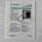 Motorola Radius C100 L1663 Tone Remote Desk Set Instruction Manual. Fixed Price $10.00.