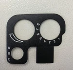 1305872U03 New Motorola Escutcheon Control Top Postn Mtx. Fixed Price $7.95.