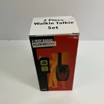 Floureon Walkie Talkie Pack Set Max 5KM Two Way Radio 22 Channel New In Box. Fixed Price $16.95.