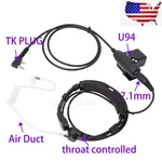 U94 Ptt Neck Throat Mic Earpiece Nato Tactical Headset Baofeng UV-5R Ham Radios. Fixed Price $19.99.