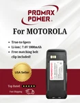 Replacement Battery PMNN4066 For Motorola Radios DP3600 DGP4150 XPR6300 XPR6550. Fixed Price $27.99.