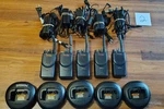 Lot Of 5 Mag One Motorola BPR40 2-WAY Radios W/ Charging Station AAH84RCS8AA1AN. Fixed Price $199.99.