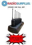 X Motorola CP200D Vhf Radio AAH01JDC9JA2AN, Antenna, Battery & 6-WAY Charger. Fixed Price $2276.00.