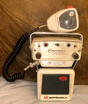 Vintage Set Of Motorola Mocom 70 Radio Controls Custom Bracket. Fixed Price $235.00.
