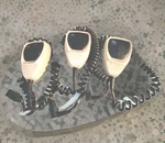 Set Of (3) Vintage Motorola Microphones HMN1015A Untested. Fixed Price $26.99.
