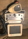 Vintage Set Of Motorola Mocom 70 Radio Controls Custom Bracket. Fixed Price $235.00.