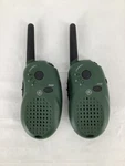 Rare Vintage Green Pair 3-CHANNEL Walkie Talkies Belt Clips. Fixed Price $9.99.