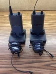 Used Lot Of 2 Motorola HLN8371A Walkietalkie With Charging Base And Ac Adapter. Fixed Price $50.00.
