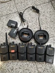 Lot Of 6 Motorola Bearcom BC130 Two Way Radio AAH84RCJ8AA2AN Charge Base( 2PCS). Fixed Price $189.00.