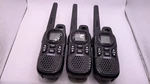 Uniden GMR2638-2CK Black Handheld Two-way Radio Walkie Talkie No Charging Dock. Fixed Price $18.99.