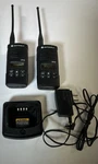 (2) Motorola CP110 Uhf Radios With Batteries & (1) Charger H96RCF9AA2AA. Fixed Price $99.00.