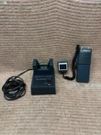 Vintage Motorola Vhf HT220 Slimline With Microphone & Charging Base. Fixed Price $125.00.