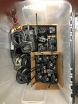 Box Of Vertex/standard Radios Acccessories, VX-3200V VX-354 VX-160U. Fixed Price $600.00.