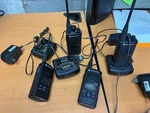 4 Motorola CP110 H96KCC9AA2AA Vhf 2CH 2W Two Way Radio (3 Chargers). Fixed Price $149.99.