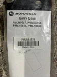 Motorola PMLN5657B Leather Carry Case New. Fixed Price $10.00.