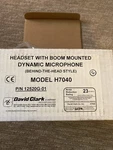 David Clark H7040 Behind Headset With Boom Mounted Dynamic Microphone. Fixed Price $115.00.