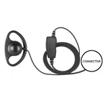 1-WIRE D-ring Earpiece Microphone Inline Ptt For Hyt BD302 PD352 PD362 Radios. Fixed Price $34.99.