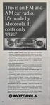 Motorola Fm And Car Radio Controls Features Diagram Print 1964. Fixed Price $14.77.