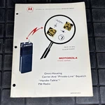 Vintage 1971 Motorola HT220 5.0 Rf Power Series Instruction Manual. Fixed Price $19.99.