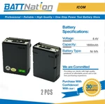 2X 8.4V 1800MAH Nimh Battery For Icom BP-8H IC-M12 IC-2AT IC-2GAT IC-3AT. Fixed Price $61.83.