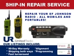 Repair Service For Johnson Portable And Mobile Radios - All Models!. Fixed Price $520.00.