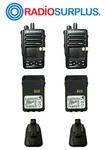 2 X Motorola DP3661E Uhf Radio MDH69RDQ9RA1AN, Antenna, Battery Holster,. Fixed Price $746.00.